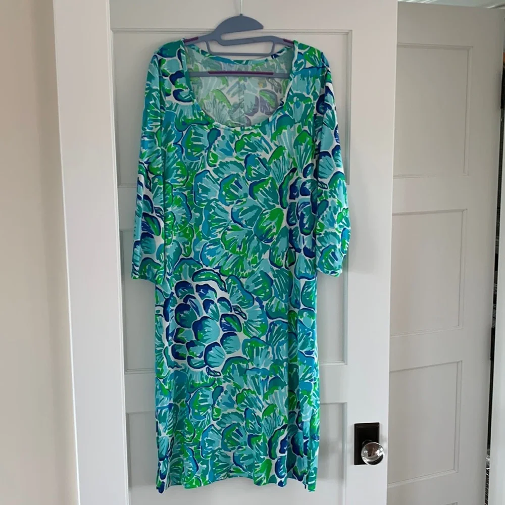 Lilly Pulitzer Multi-Colored Scoop Neck Dress - Picture 1 of 5